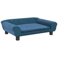 Vaikiška sofa vidaXL, mėlyna цена и информация | Детские диваны, кресла | pigu.lt