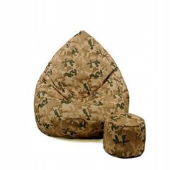 Sėdmaišis Sako Camouflage XXXXL, rudas kaina ir informacija | Sėdmaišiai ir pufai | pigu.lt