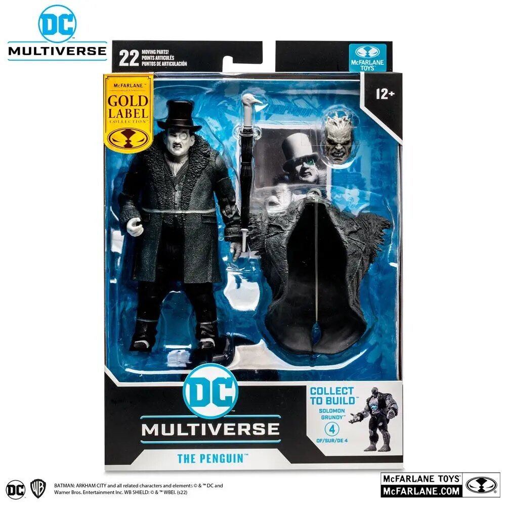 Figūrėlė DC Comics The Penguin Gold Label, 18 cm kaina ir informacija | Žaislai berniukams | pigu.lt