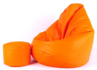 Sėdmaišis Mega Comfort XXL, oranžinis kaina ir informacija | Sėdmaišiai ir pufai | pigu.lt