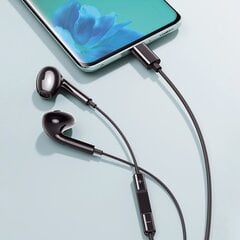 Maxlife wired earphones MXEP-04 USB-C black цена и информация | Наушники | pigu.lt