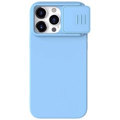 Nillkin CamShield Silky Silicone Case for Apple iPhone 15 Pro Max Blue Haze цена и информация | Чехлы для телефонов | pigu.lt