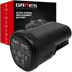 Аккумулятор Gares, 10,8V/12V 2Ah, Bosch, GSR GLI PLI  цена и информация | Шуруповерты, дрели | pigu.lt