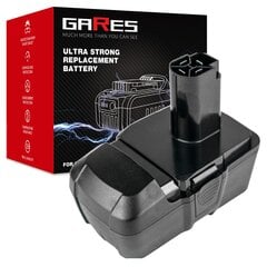 Аккумулятор Gares, 18V 2Ah, Makita, 8391D цена и информация | Шуруповерты, дрели | pigu.lt