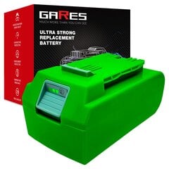 Аккумулятор Gares, 24V 4Ah, GreenWorks, G24 G24B4 цена и информация | Шуруповерты, дрели | pigu.lt