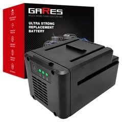 Аккумулятор Gares, 40V 2,5Ah, Worx, WA3536 цена и информация | Шуруповерты, дрели | pigu.lt