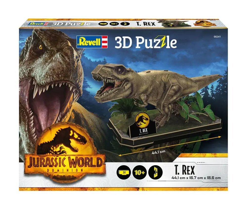 3D konstruktorius Jurassic World Dominion T. Rex цена и информация | Dėlionės (puzzle) | pigu.lt