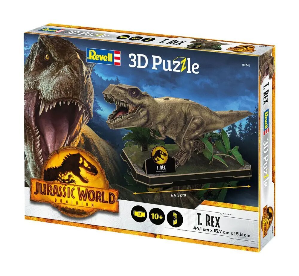 3D konstruktorius Jurassic World Dominion T. Rex цена и информация | Dėlionės (puzzle) | pigu.lt