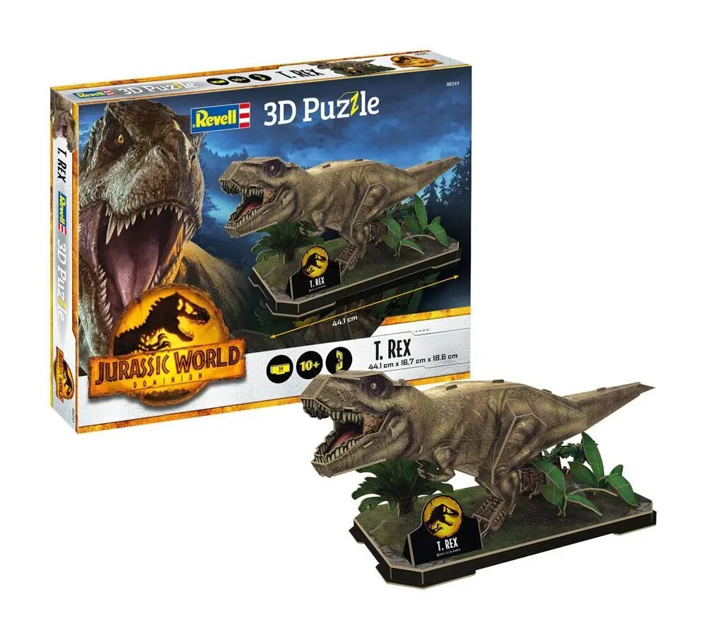 3D konstruktorius Jurassic World Dominion T. Rex цена и информация | Dėlionės (puzzle) | pigu.lt