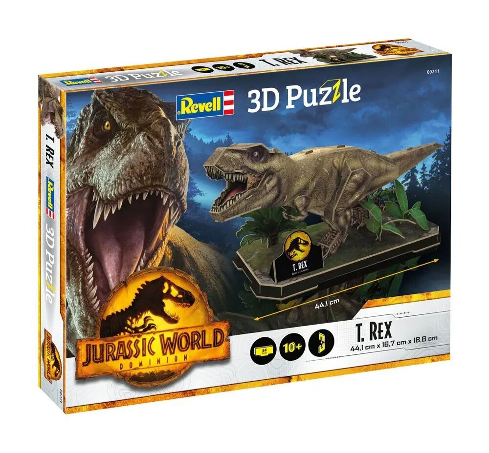 3D konstruktorius Jurassic World Dominion T. Rex цена и информация | Dėlionės (puzzle) | pigu.lt