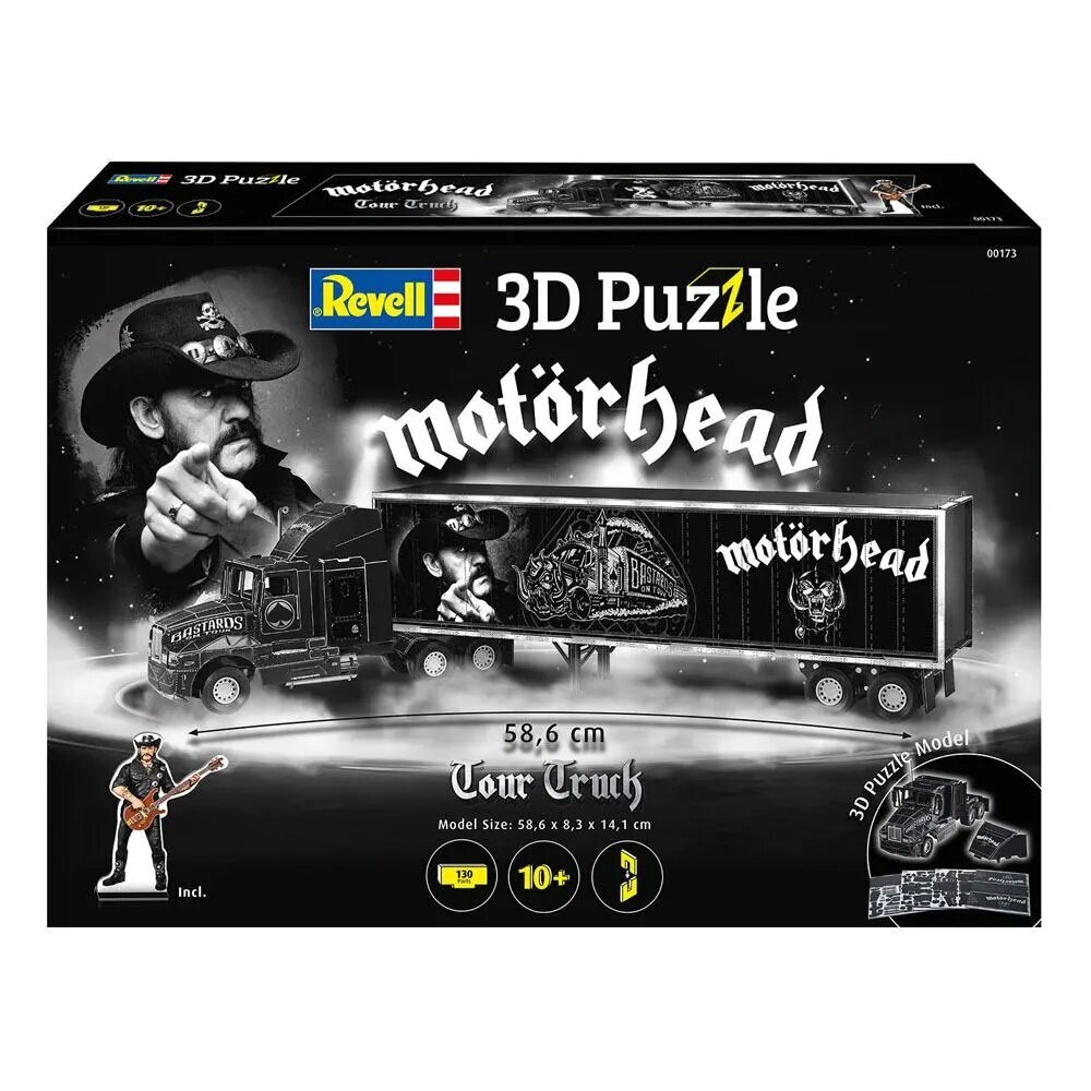 3D dėlionė Revell Motörhead Tour Truck, 128d kaina ir informacija | Dėlionės (puzzle) | pigu.lt