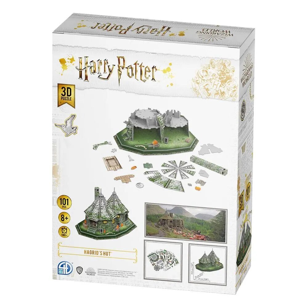 3D dėlionė Hagrido namelis Harry Potter, 101 d. kaina ir informacija | Dėlionės (puzzle) | pigu.lt