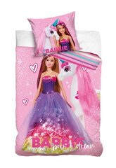 Детский комплект постельного белья Barbie, 150x210, 2 части цена и информация | Детское постельное бельё | pigu.lt