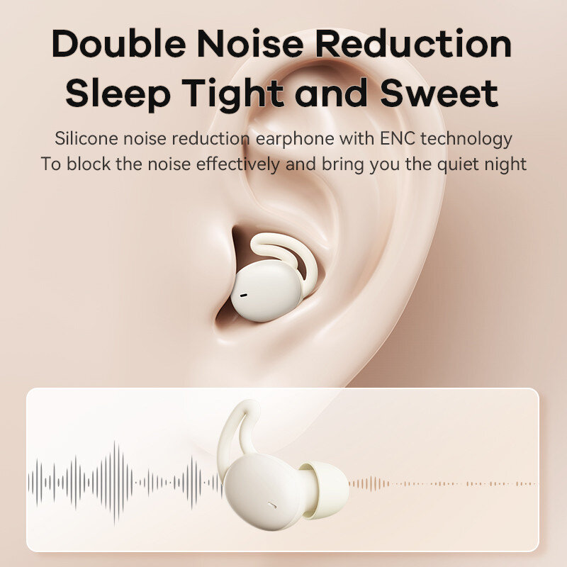 Belaidės ausinės REMAX Dreamer serijos belaidės muzikinės ausinės SleepBuds  Z2 kaina | pigu.lt