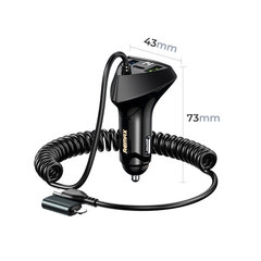 Cabled car charger Remax RCC328 20V+22,5W PD+QC цена и информация | Зарядные устройства для телефонов | pigu.lt