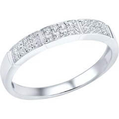 Серебряное кольцо , покрытие родием,  18.5,  925° цена и информация | Кольцо | pigu.lt