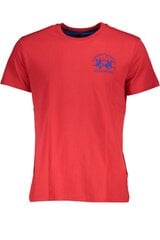 La Martina marškinėliai vyrams WMR004JS206, raudoni kaina ir informacija | Vyriški marškinėliai | pigu.lt