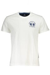 La Martina marškinėliai vyrams WMR004JS206, balti kaina ir informacija | Vyriški marškinėliai | pigu.lt