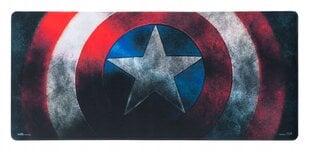 Pelės kilimėlis XXL Captain America Shield, 80 x 35 cm цена и информация | Мыши | pigu.lt
