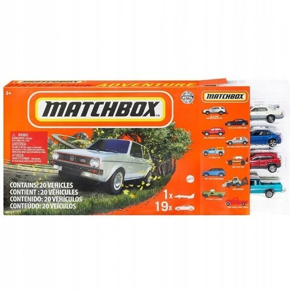 Automobilių rinkinys Matchbox, FGM48, 20 modeliukų цена и информация | Žaislai berniukams | pigu.lt