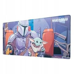 Pelės kilimėlis XXL Star Wars The Mandalorian, 80 x 35 cm kaina ir informacija | Pelės | pigu.lt