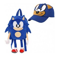 Sonic rinkinys kuprinė ir kepurė vaikams kaina ir informacija | Aksesuarai vaikams | pigu.lt
