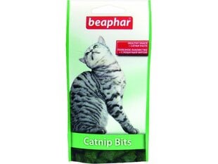 Beaphar Cat Nip Bits skanėstai katėms su katžole, 35g kaina ir informacija | Skanėstai katėms | pigu.lt