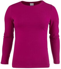 Marškinėliai moterims longsleeve 4F F167 4FAW23TLONF167 43S, rožiniai цена и информация | Женские футболки | pigu.lt