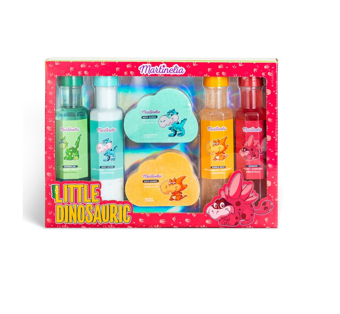 Vaikiškas vonios rinkinys Martinelia Little Dinosauric цена и информация | Kosmetika vaikams ir mamoms | pigu.lt