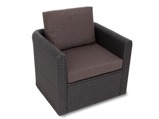 Удобный и модный комплект подушек для мебели из техноротанга Sales Core - коричневый цена и информация | Подушки, наволочки, чехлы | pigu.lt