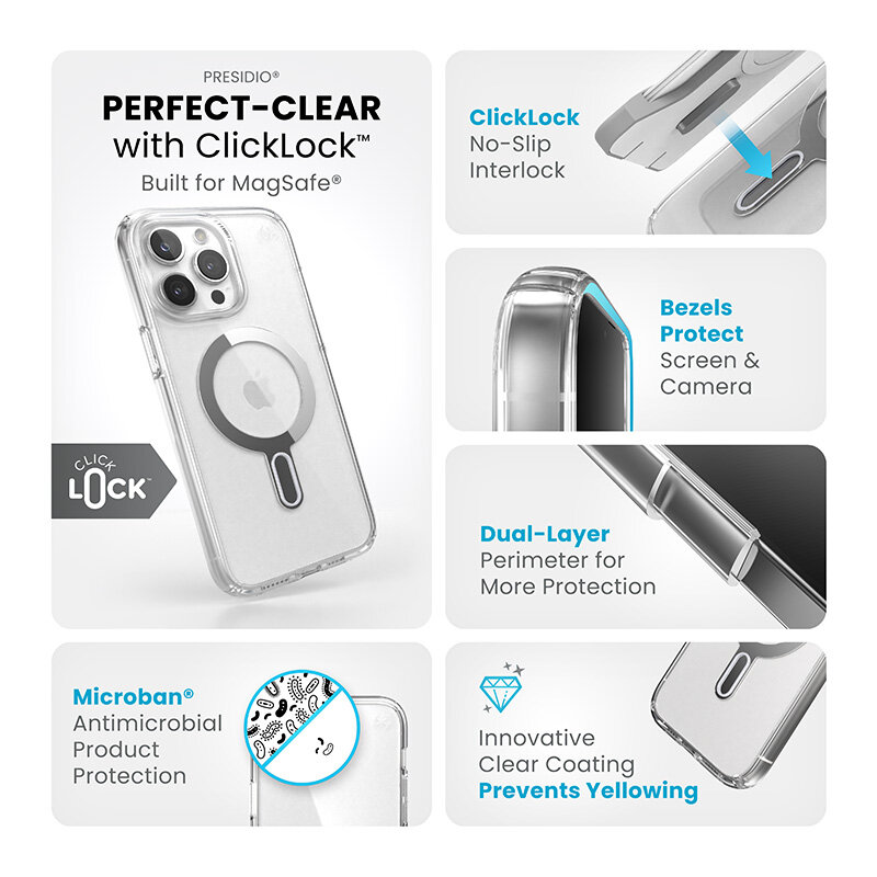 Speck Presidio ClickLock kaina ir informacija | Telefono dėklai | pigu.lt