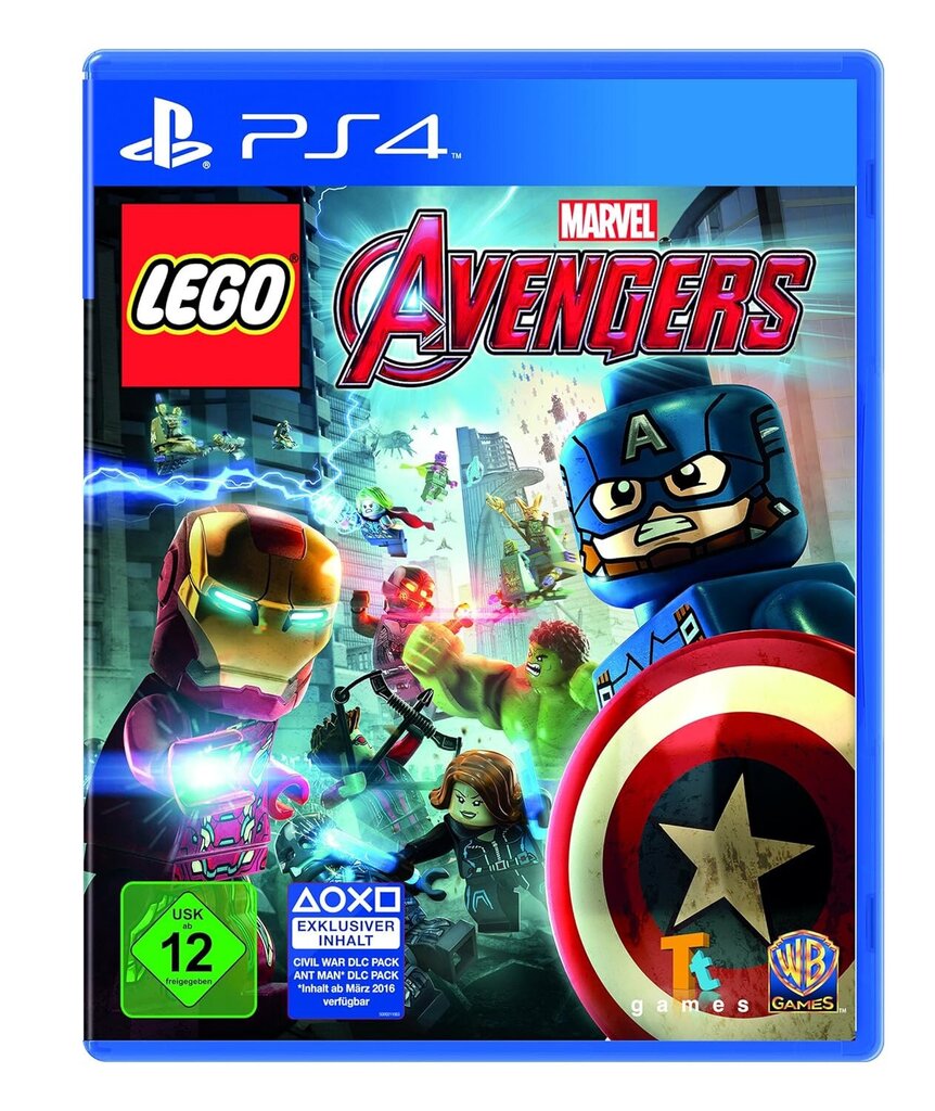 LEGO Marvel Avengers Playstation 4 kaina ir informacija | Kompiuteriniai žaidimai | pigu.lt