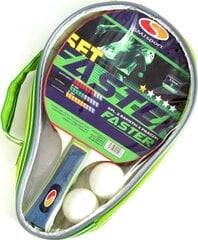 Stalo teniso rinkinys Smj Sport, žalias kaina ir informacija | Stalo teniso raketės, dėklai ir rinkiniai | pigu.lt