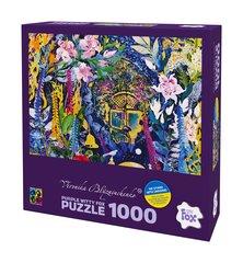 Dėlionė Purple Witty Fox Veronika Blyzniuchenko Joao's Garden, 1000 d. kaina ir informacija | Dėlionės (puzzle) | pigu.lt
