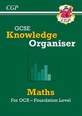 GCSE Maths OCR Knowledge Organiser - Foundation цена и информация | Книги для подростков  | pigu.lt