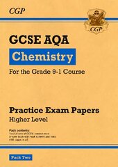GCSE Chemistry AQA Practice Papers: Higher Pack 2 kaina ir informacija | Knygos paaugliams ir jaunimui | pigu.lt