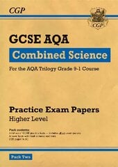 GCSE Combined Science AQA Practice Papers: Higher Pack 2 kaina ir informacija | Knygos paaugliams ir jaunimui | pigu.lt