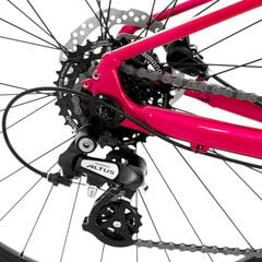 Kalnų dviratis Rock Machine Catherine, 27.5", rožinis kaina ir informacija | Dviračiai | pigu.lt