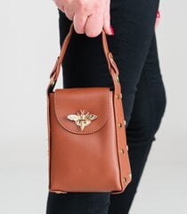 Moteriškas krepšys 702127 02, rudas kaina ir informacija | Moteriškos rankinės | pigu.lt