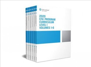 CFA Program Curriculum 2020 Level I Volumes 1-6 Box Set kaina ir informacija | Ekonomikos knygos | pigu.lt