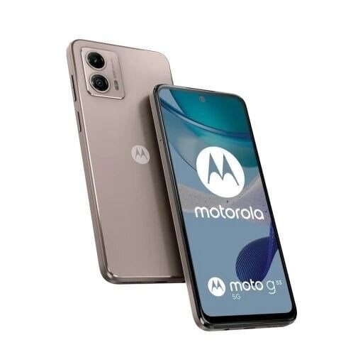 Motorola Moto G53 4/128GB PAWS0052PL Pale Pink цена и информация | Mobilieji telefonai | pigu.lt