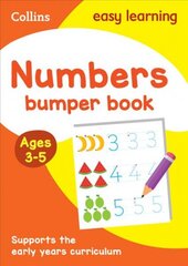 Numbers Bumper Book Ages 3-5: Ideal for Home Learning kaina ir informacija | Knygos paaugliams ir jaunimui | pigu.lt