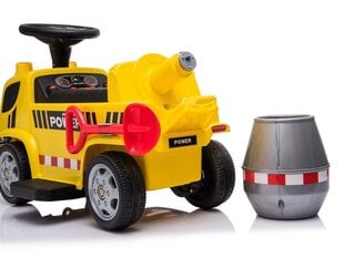 Elektrinis automobilis betono maišyklė, geltona kaina ir informacija | Elektromobiliai vaikams | pigu.lt