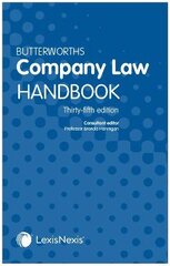 Butterworths Company Law Handbook 35th edition kaina ir informacija | Ekonomikos knygos | pigu.lt