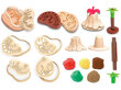 Plastilino rinkinys Dinozaurų fosilijos YiQis kaina ir informacija | Lavinamieji žaislai | pigu.lt