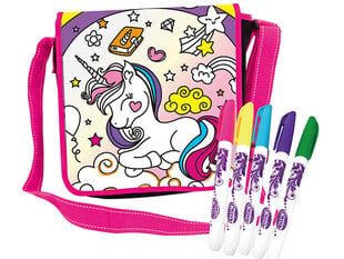 Vaikiškas spalvinimo krepšys su flomasteriais kaina ir informacija | Piešimo, tapybos, lipdymo reikmenys | pigu.lt