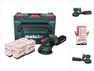 Аккумуляторная эксцентриковая шлифовальная машинка Metabo SXA 18 LTX 125 BL 18 В 125 мм + 4x набор для заточки Toolbrothers TURTLE + metaBOX - без аккумулятора. без устройства для зарядки цена и информация | Шлифовальные машины | pigu.lt