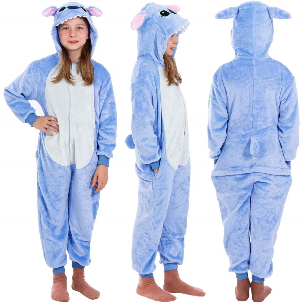 Kigurumi pižama mergaitei Springos HA5064 110 - 120 cm kaina ir informacija | Pižamos, chalatai mergaitėms | pigu.lt