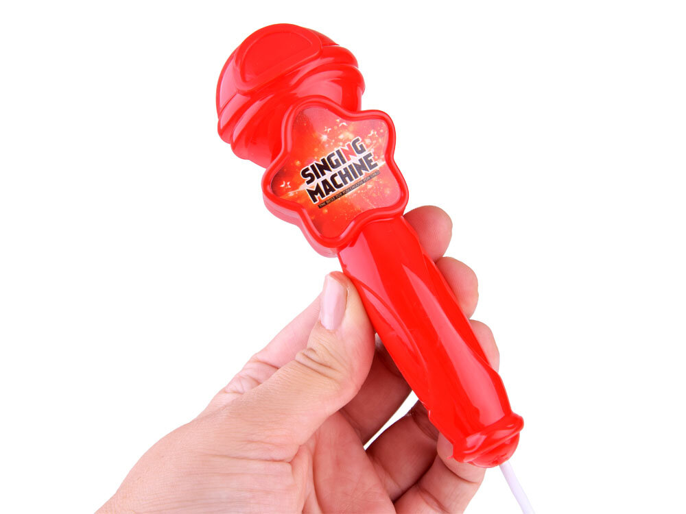 Žaislinis radijo imtuvas su mikrofonu, raudonas kaina ir informacija | Lavinamieji žaislai | pigu.lt