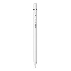 Active stylus Baseus Smooth Writing Series with plug-in charging USB-C (White) цена и информация | Аксессуары для планшетов, электронных книг | pigu.lt